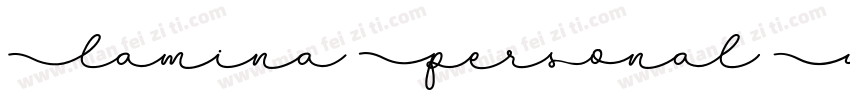 Lamina Personal Use字体转换